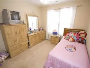 a bed room with a bed