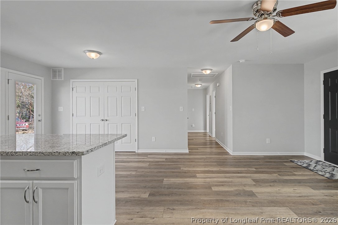 214 Lee Street Spring Lake, NC 28390 - Photo 9 of 44 a view of an entryway with wooden floor