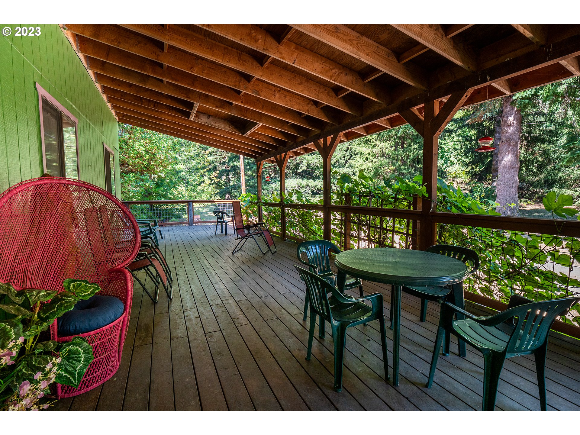 18624 Highway 36 Blachly, OR 97412 - Photo 6 of 46 a view of a chairs and table in the patio