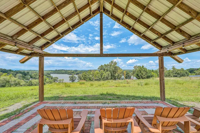 a view of an ocean from a balcony