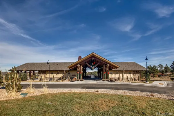 a view of a house with a outdoor space