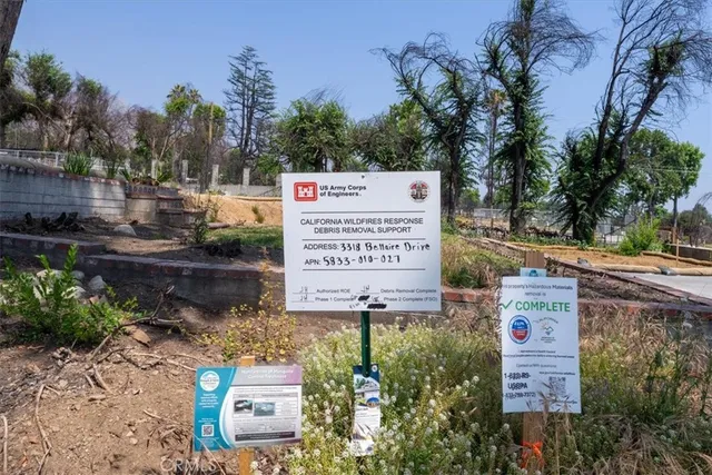 a sign on the side of a road