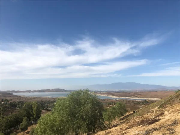 a view of city and mountain