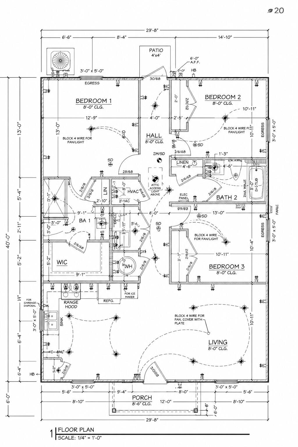 2148 9th Street Florala, AL 36442 - Photo 4 of 4 Floor Plan of house on 9th