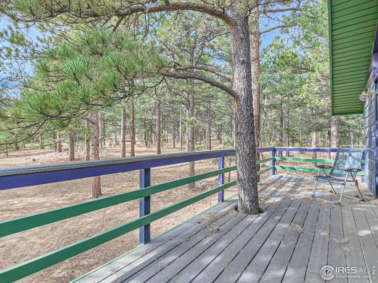 28 Wild Tiger Road Boulder, CO 80302 - Photo 26 of 39 a view of a wooden deck with a yard