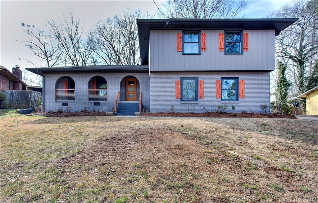 3727 Elkridge Drive Decatur, GA 30032 - Photo 1 of 1 a front view of house with yard