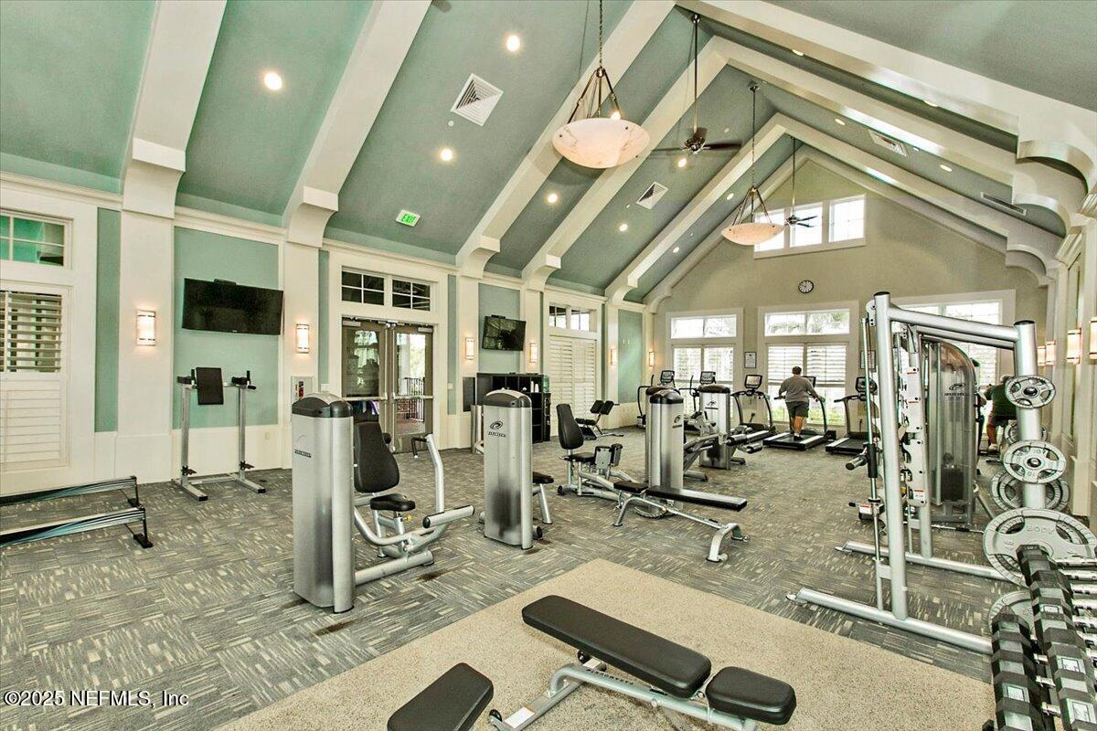 78 Calumet Drive St. Johns, FL 32259 - Photo 48 of 72 a view of a room with gym equipment