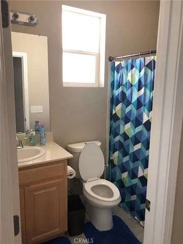 a view of a bathroom with a shower