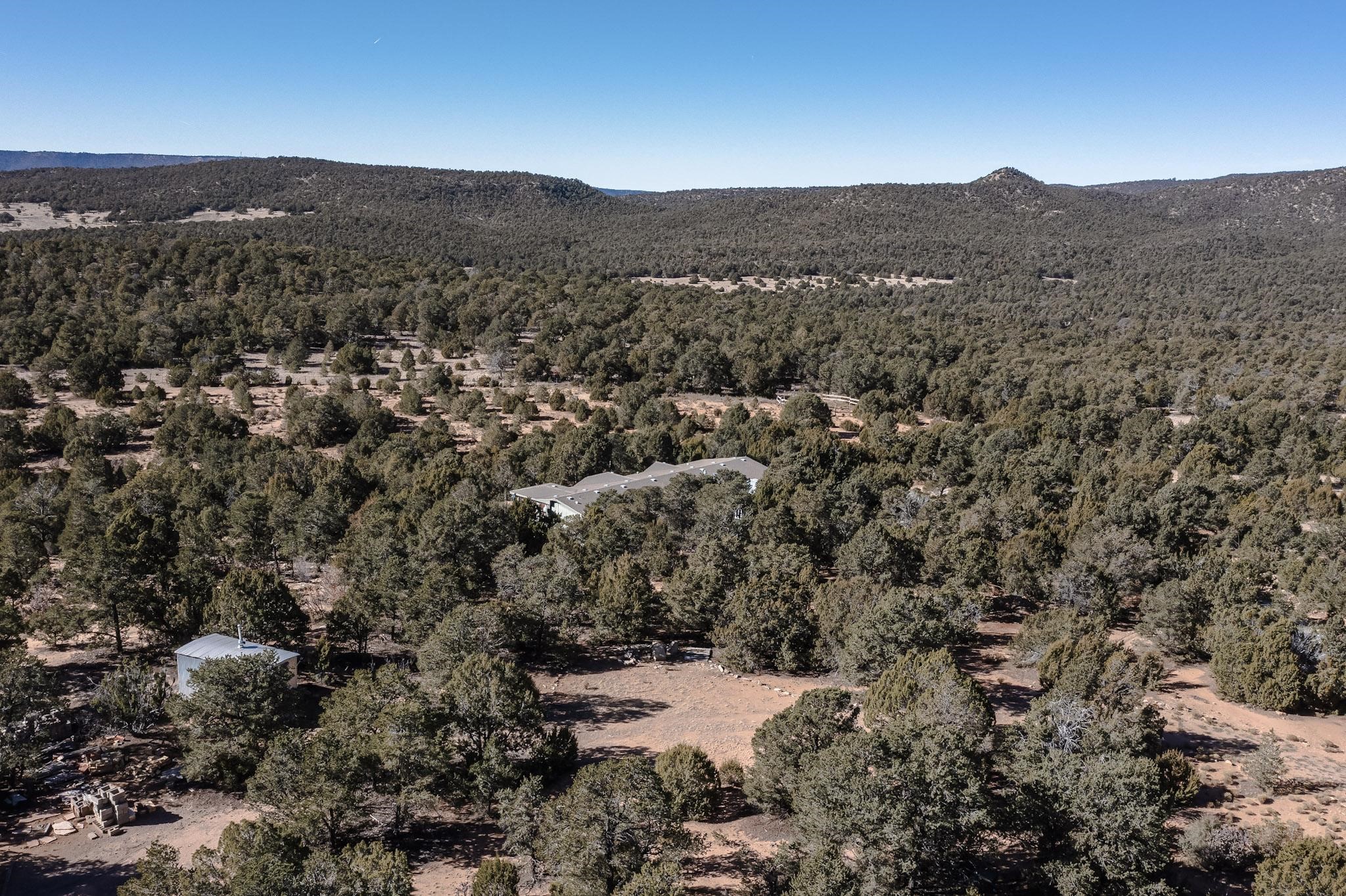 103 Hidden Valley Ranch Road Ilfeld, NM 87538 - Photo 32 of 49 Western view and shot of storage shed