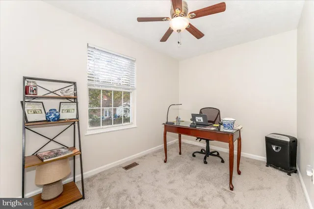 a view of work space with furniture