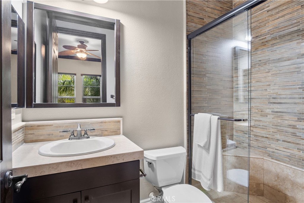 36 Via Divertirse San Clemente, CA 92673 - Photo 25 of 56 a bathroom with a sink and a toilet