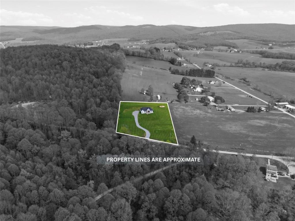 315 Stewarton Road Mill Run, PA 15464 - Photo 44 of 47 an aerial view of a house
