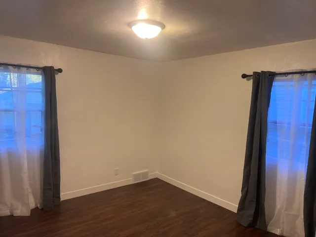 wooden floor in an empty room