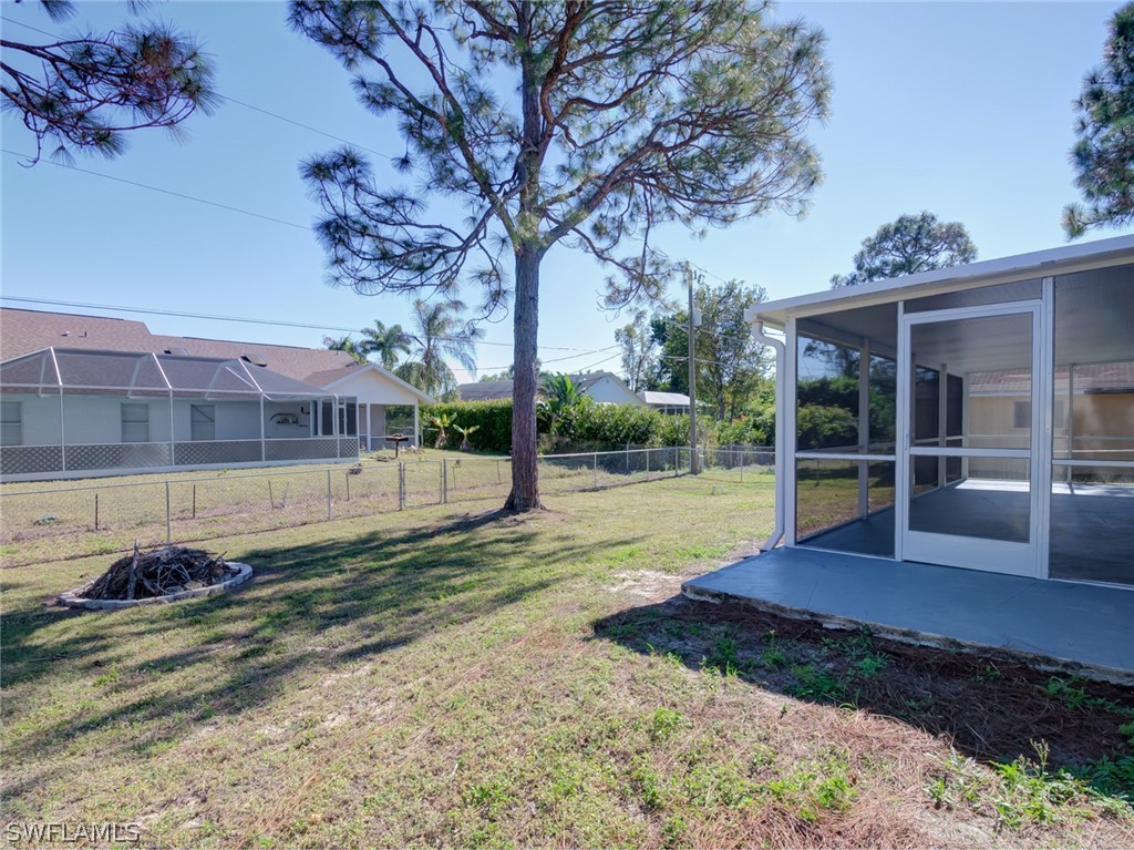 17525 Lee Road Fort Myers, FL 33967 - Photo 24 of 24 a view of a house with backyard and sitting area