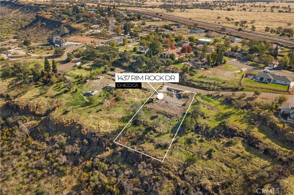1437 Rim Rock Drive Chico, CA 95928 - Photo 12 of 21 an aerial view of residential houses with outdoor space