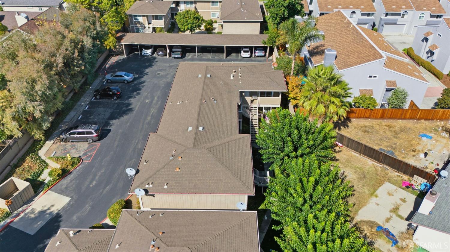4970 Cherry Avenue, Unit 211 San Jose, CA 95118 - Photo 54 of 67 an aerial view of a house with a yard