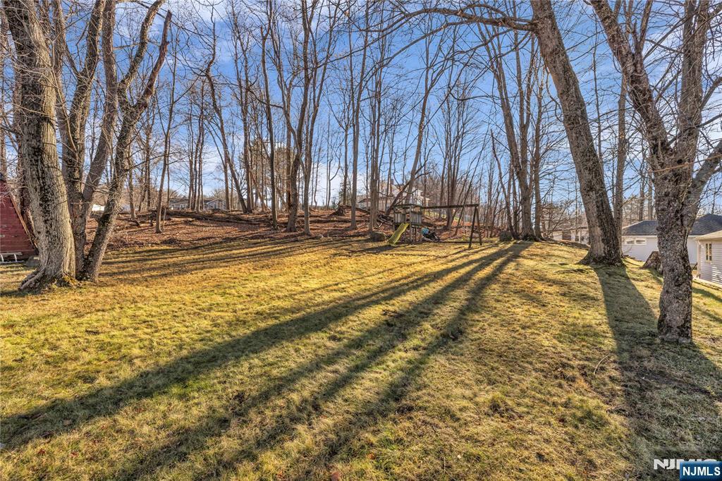 265 Little Falls Road Cedar Grove, NJ 07009 - Photo 40 of 49 a view of a yard with trees in the background
