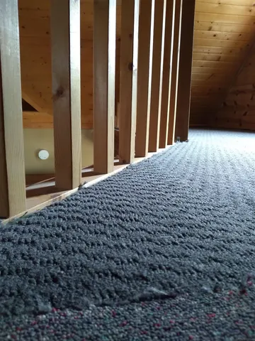 a view of a black door