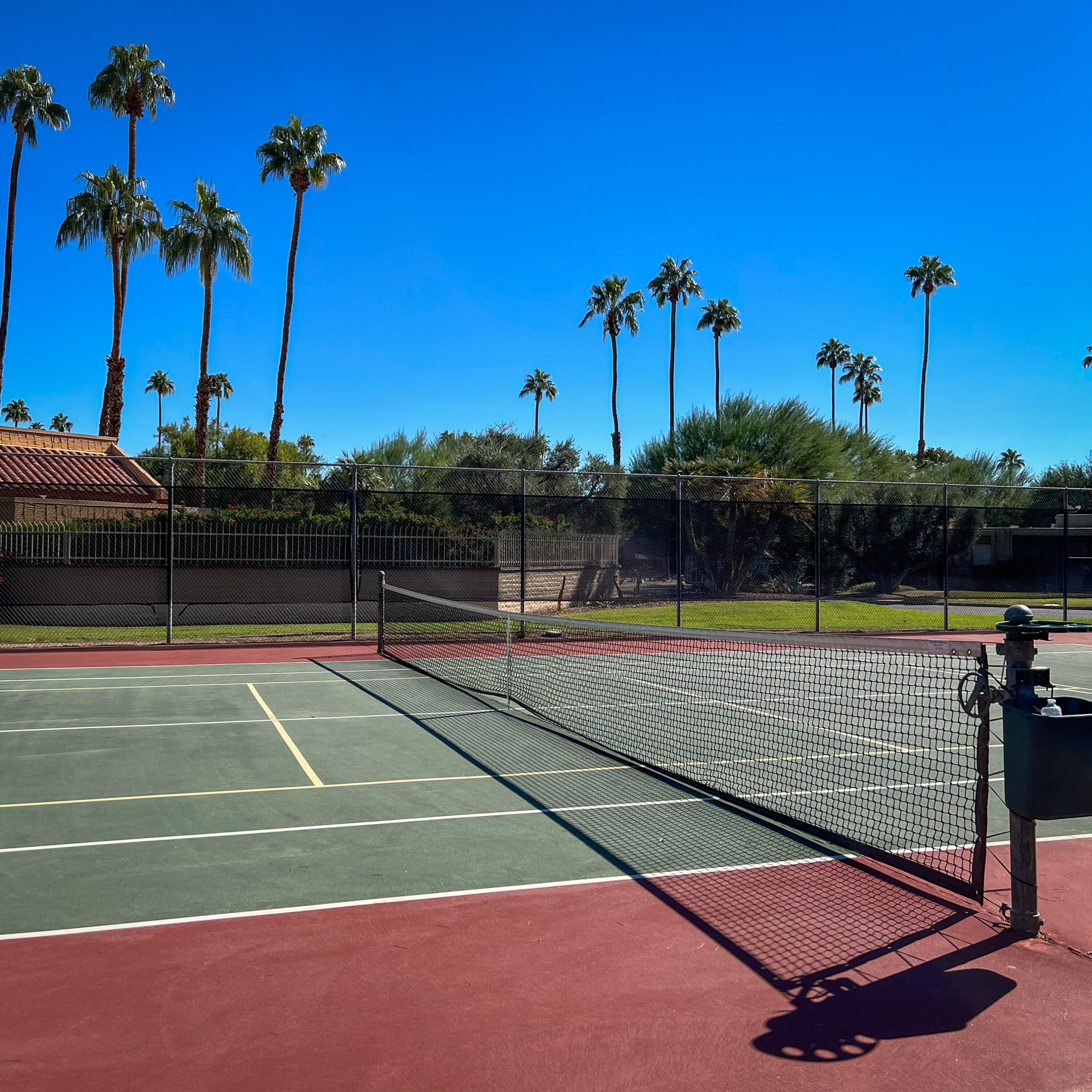 2415 Los Patos Drive Palm Springs, CA 92264 - Photo 17 of 17 a view of a tennis court with a tennis court