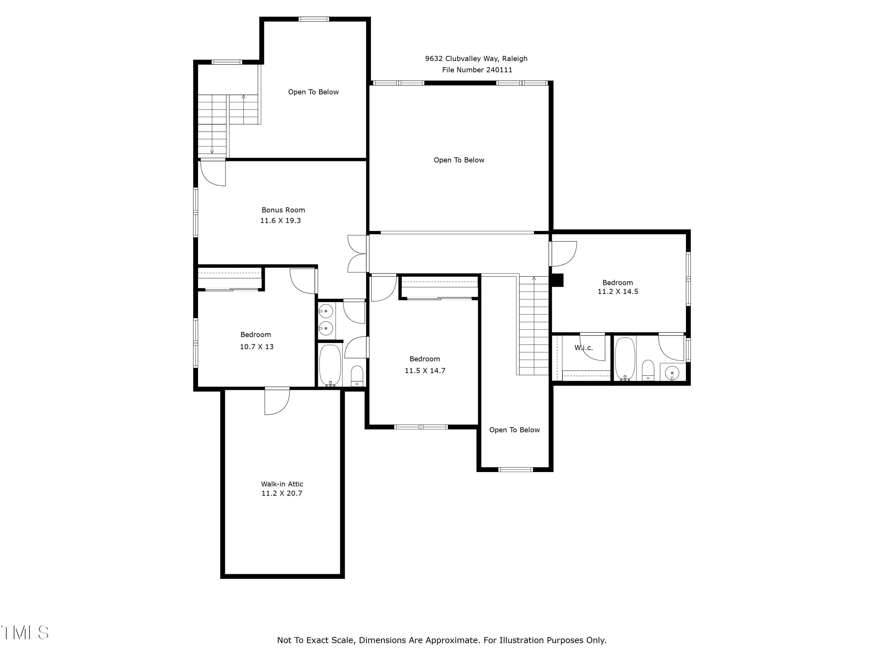 9632 Club Valley Way Raleigh, NC 27617 - Photo 13 of 63 2nd_floor_9632_clubvalley_way_raleigh_wi