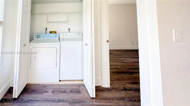 a room view with a hallway