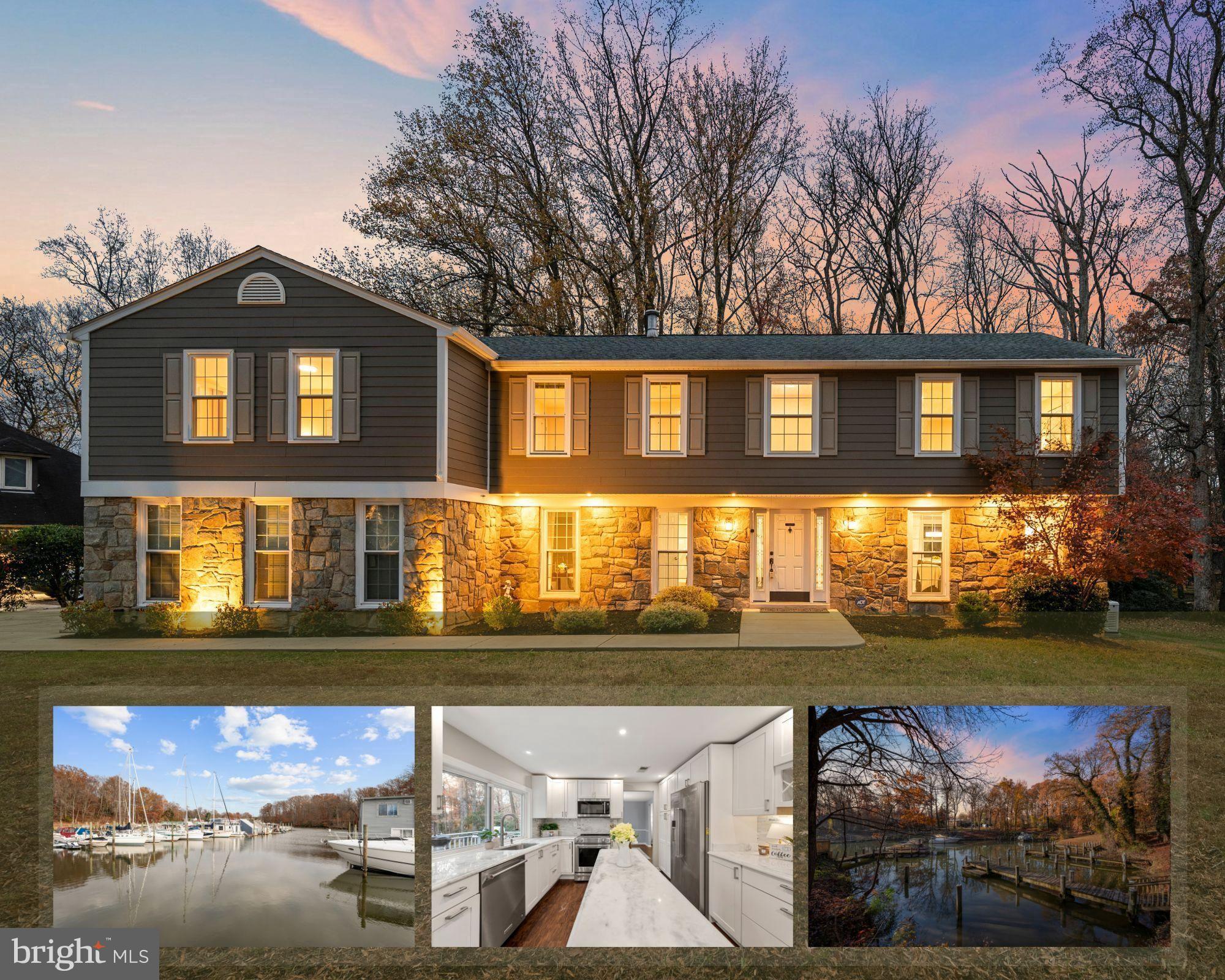 a view of a brick house with a yard
