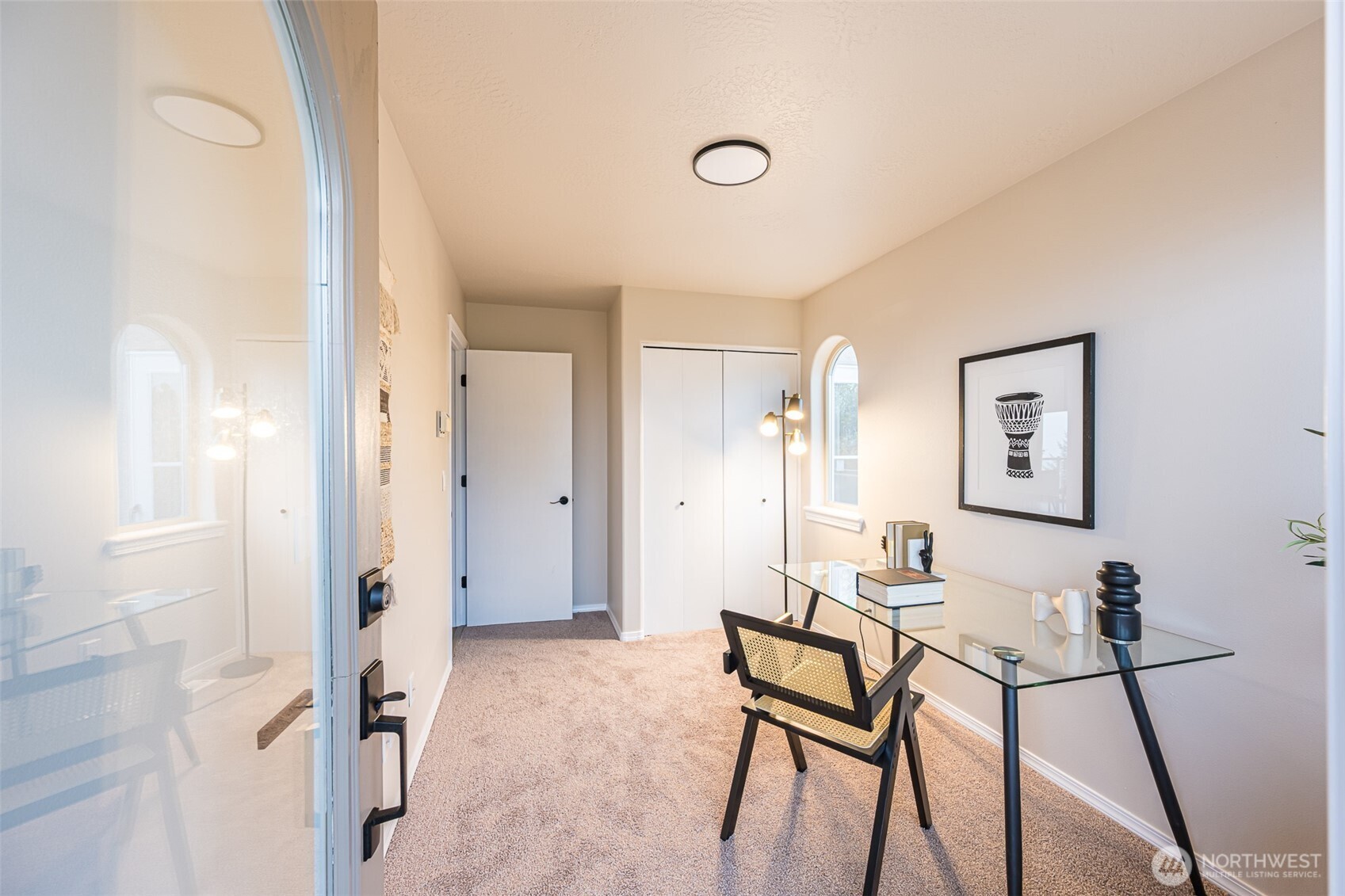 315 Quails Roost Road Sequim, WA 98382 - Photo 20 of 34 a view of a room with furniture and wooden floor