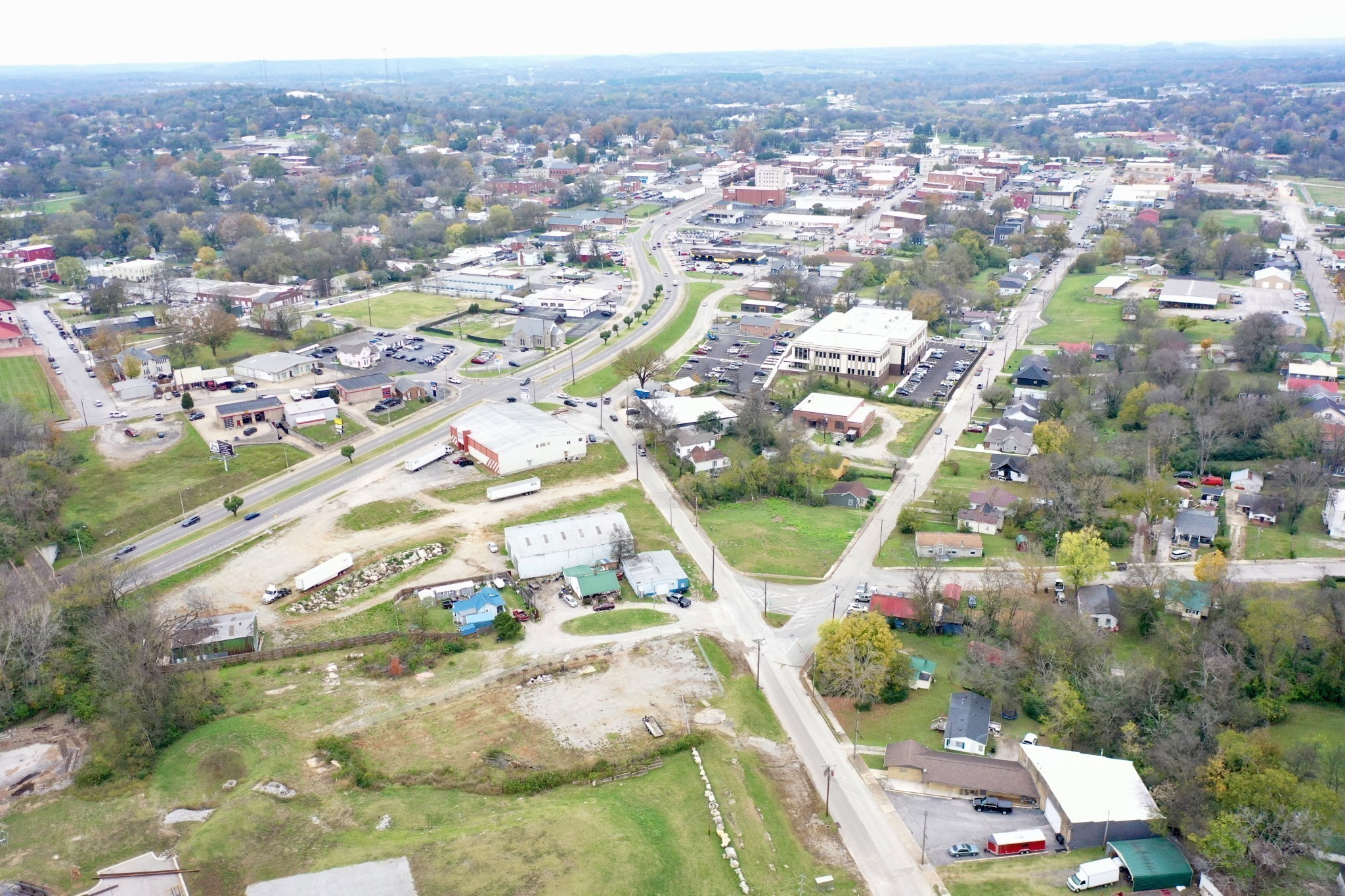 200 Cemetery Street Columbia, TN 38401 - Photo 5 of 11 an aerial view of residential houses with outdoor space