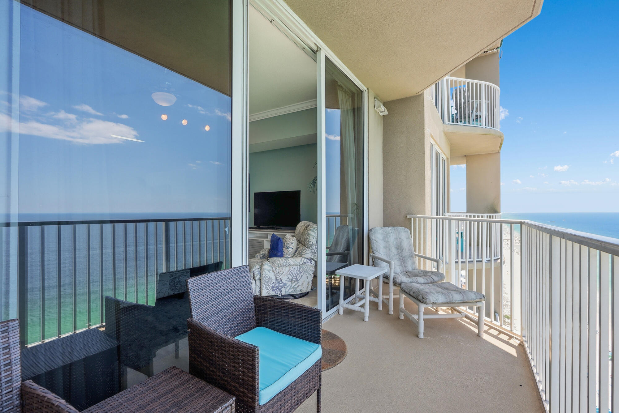 16819 Front Beach Road, Unit 2916 Panama City Beach, FL 32413 - Photo 24 of 45 Balcony