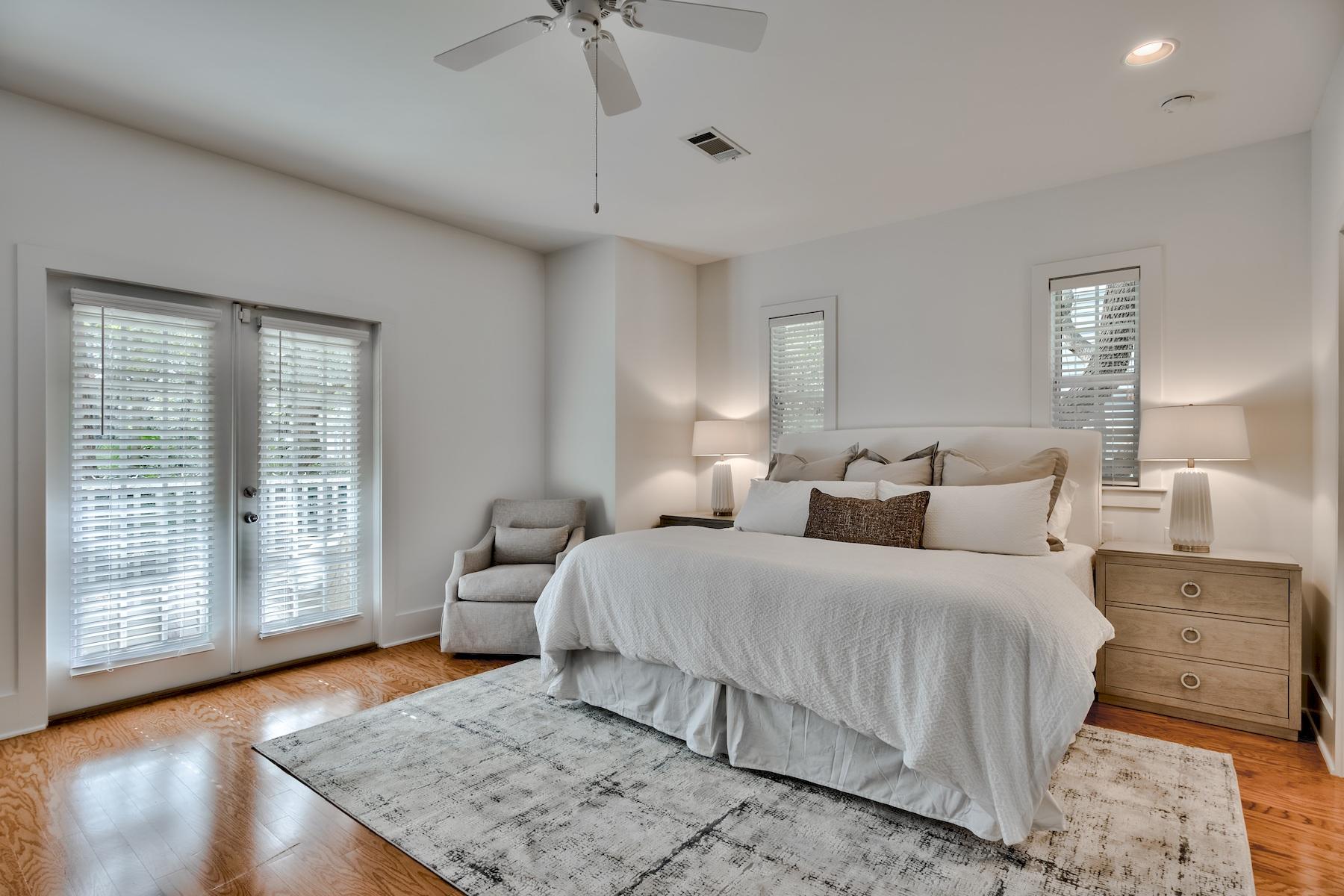 149 East Grove Avenue Santa Rosa Beach, FL 32459 - Photo 11 of 42 a bedroom with a large bed and a window