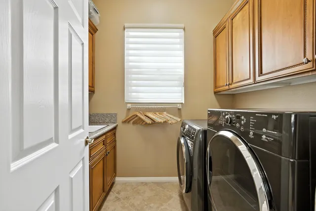 a view of a storage and utility room