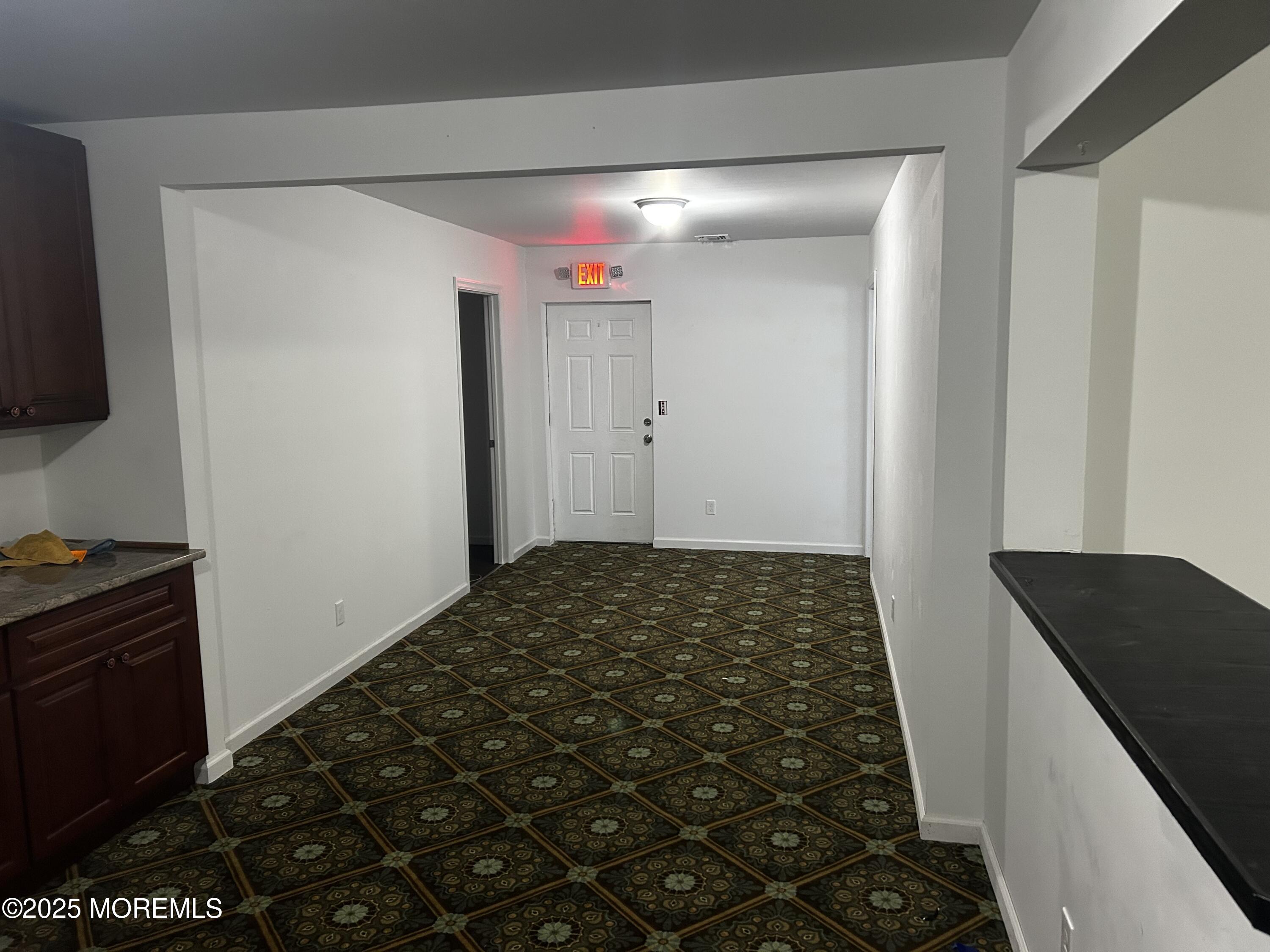 36 State Rte Port Port Monmouth, NJ 07758 - Photo 3 of 7 a bathroom with a black and white checkered floor