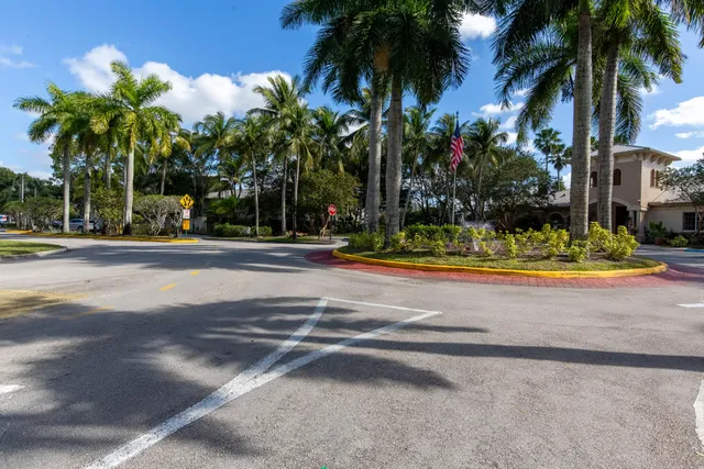 a building with trees in front of it