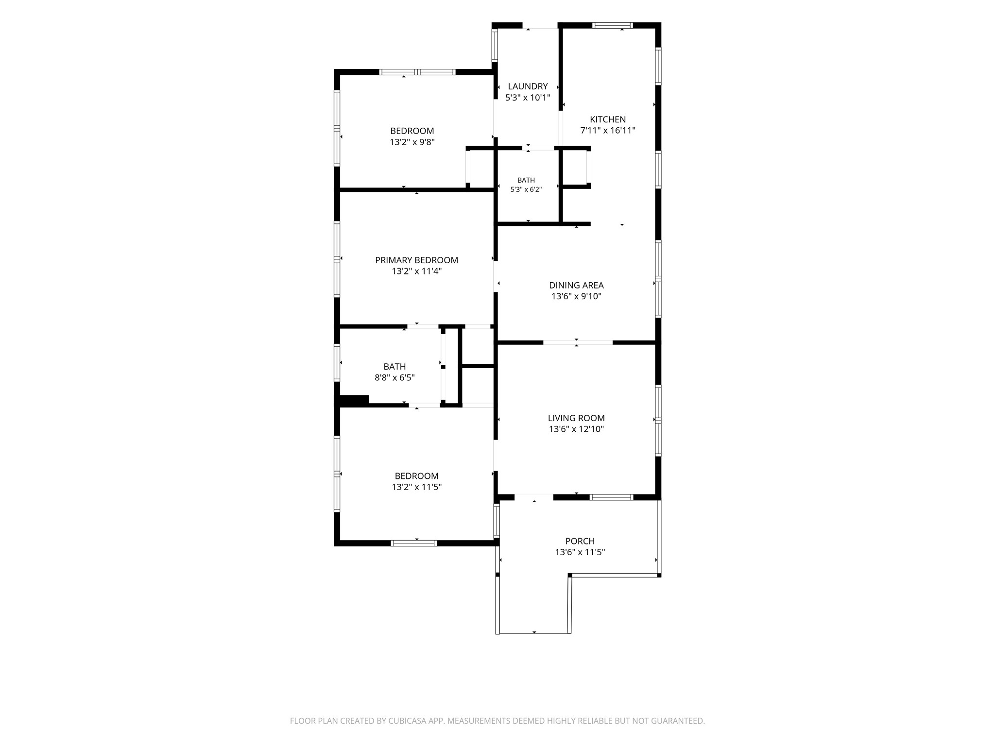 4618 McEwen Street Houston, TX 77009 - Photo 38 of 39 Floor plan - main home.