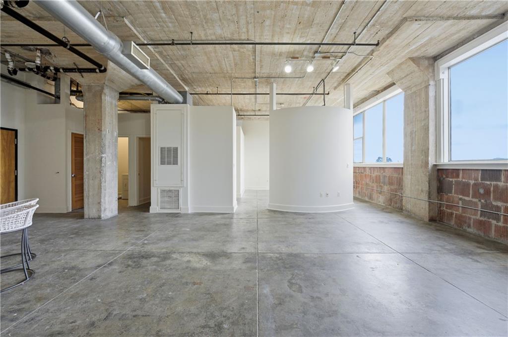 505 Whitehall Street Southwest, Unit 307 Atlanta, GA 30303 - Photo 3 of 37 a view of a room with wooden walls