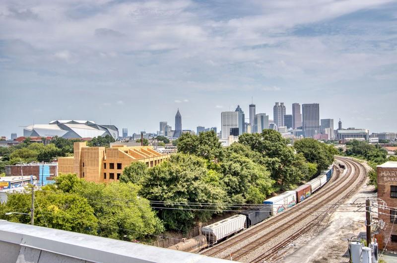 505 Whitehall Street Southwest, Unit 307 Atlanta, GA 30303 - Photo 33 of 37 a view of a city with tall buildings