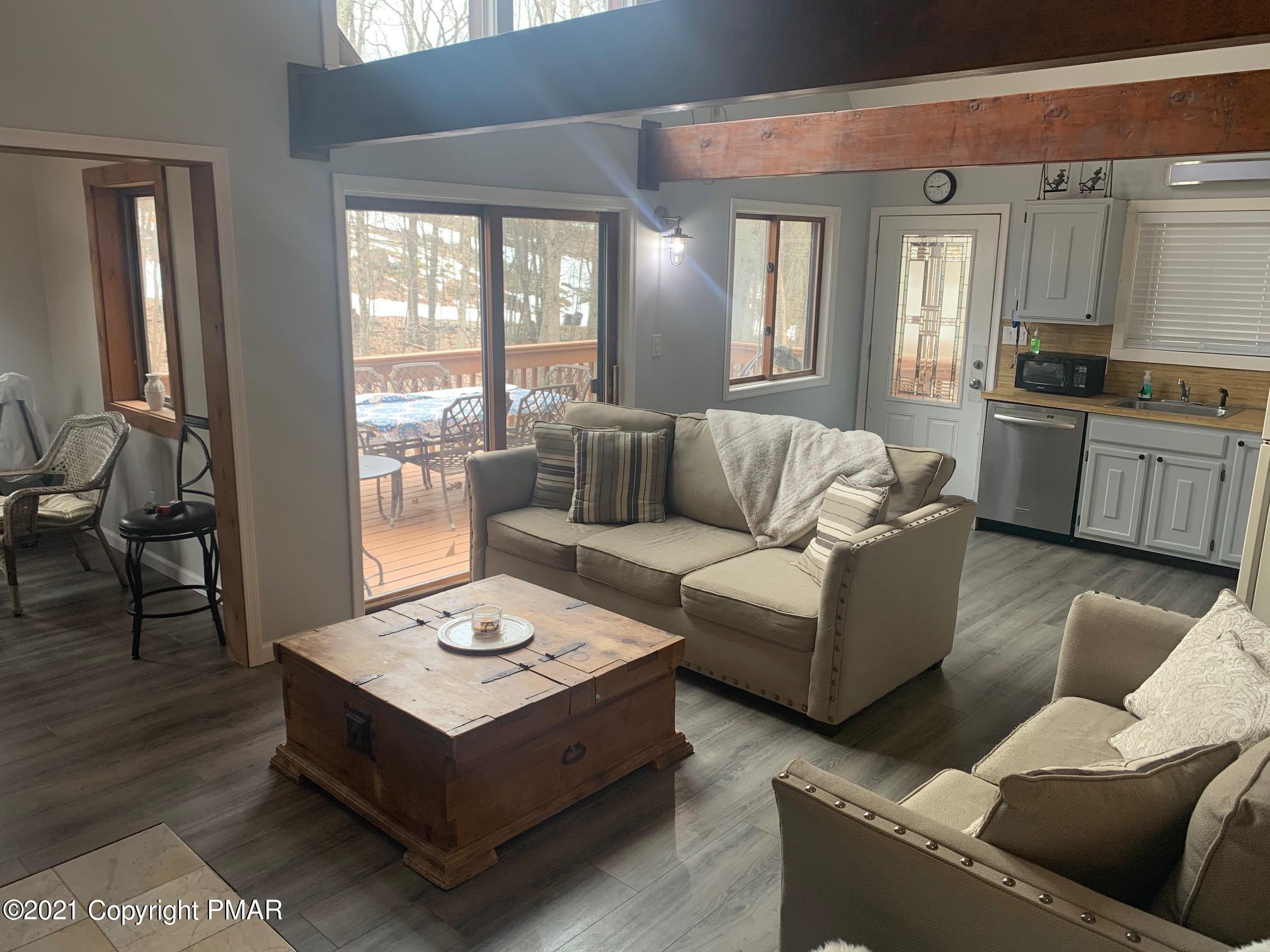 1090 Hampstead Road Bushkill, PA 18324 - Photo 4 of 24 a living room with furniture and wooden floor