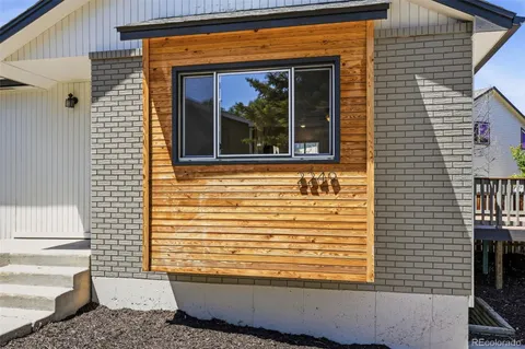 a view of a house with windows