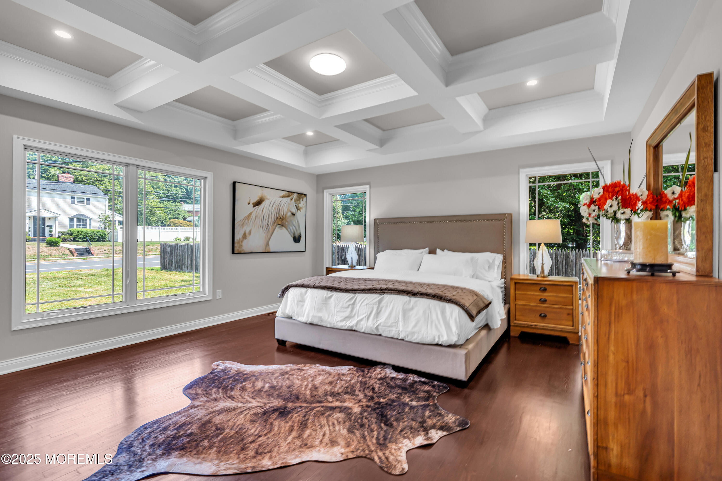 199 Pinckney Road Little Silver, NJ 07739 - Photo 27 of 51 Coffered Ceilings in Primary Bedroom