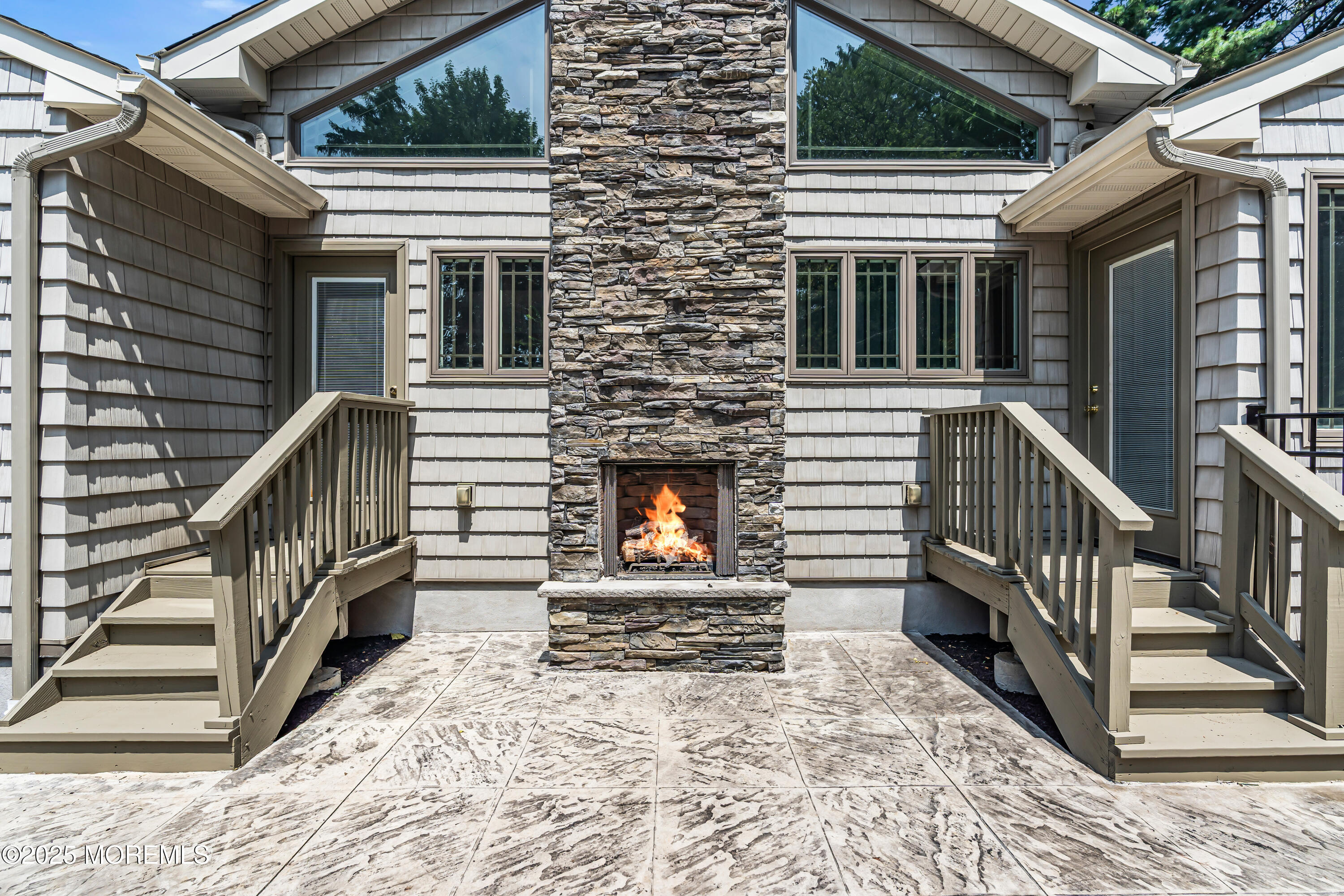 199 Pinckney Road Little Silver, NJ 07739 - Photo 42 of 51 Outdoor Gas Fireplace