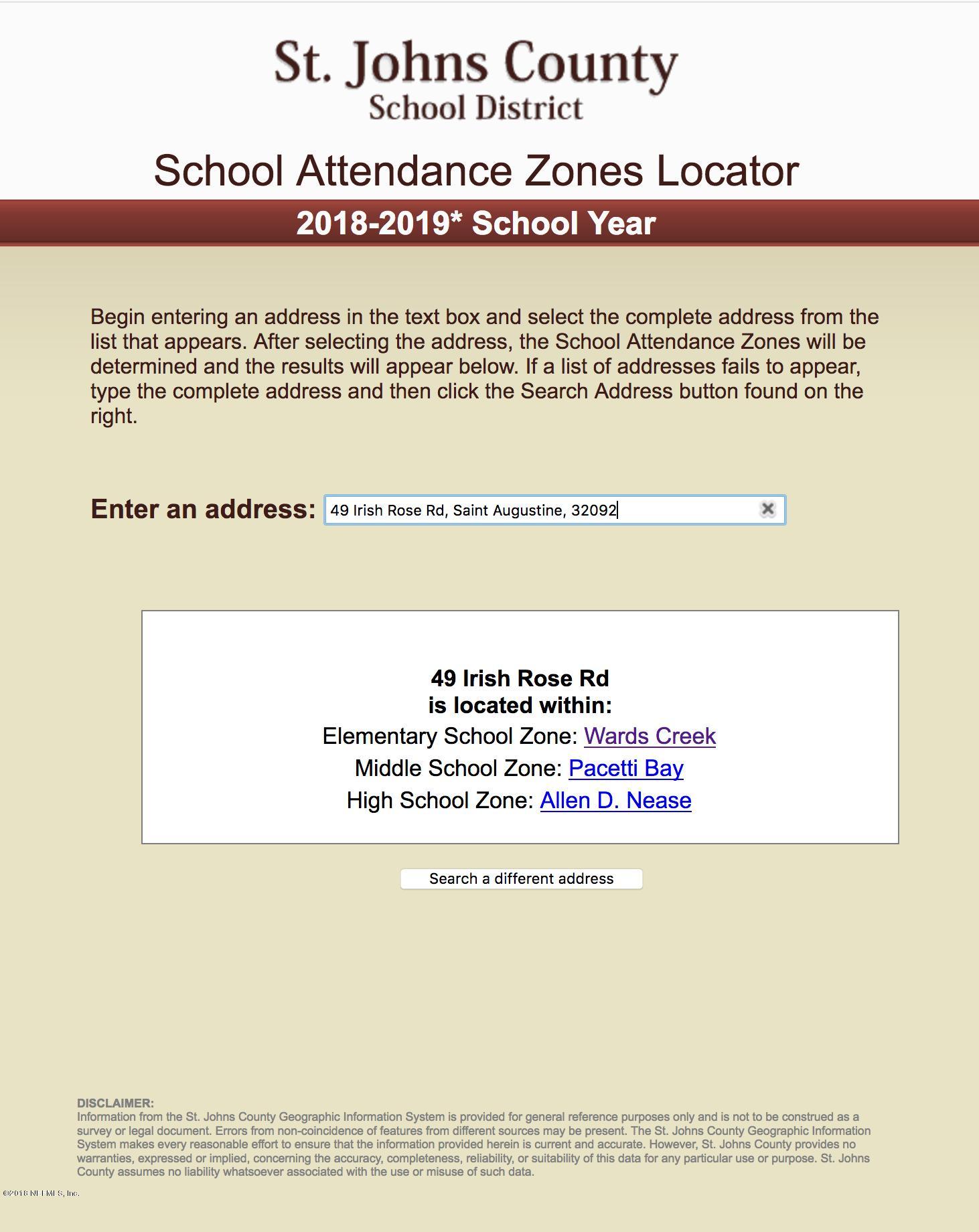 49 Irish Rose Road St. Augustine, FL 32092 - Photo 49 of 50 SJC Schools