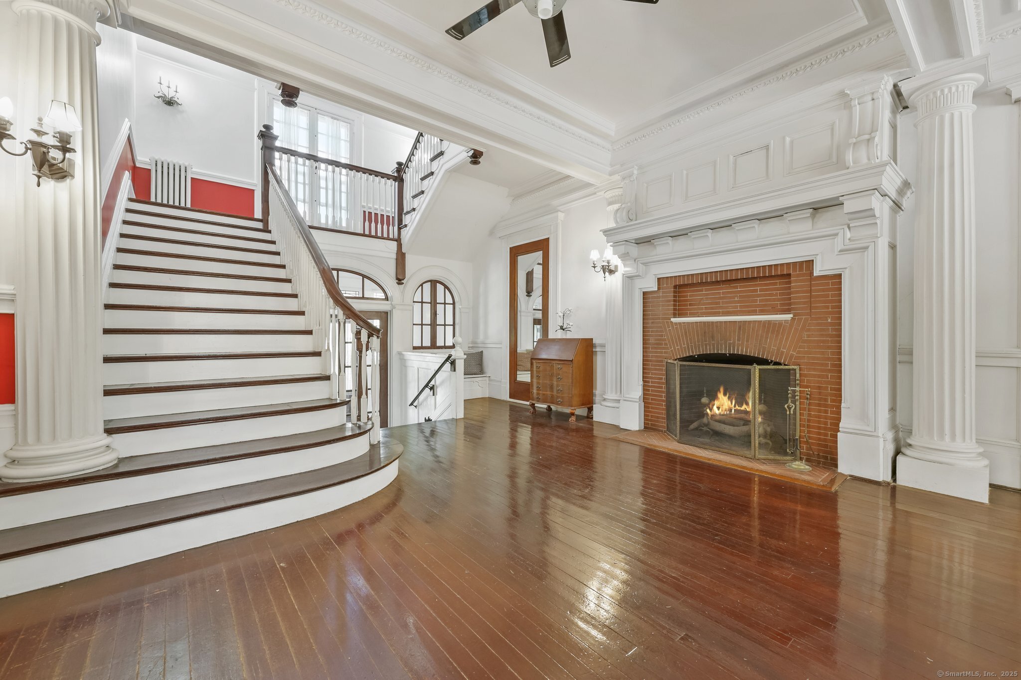26 Shady Lane Greenwich, CT 06831 - Photo 6 of 29 a view of entryway and hall with wooden floor