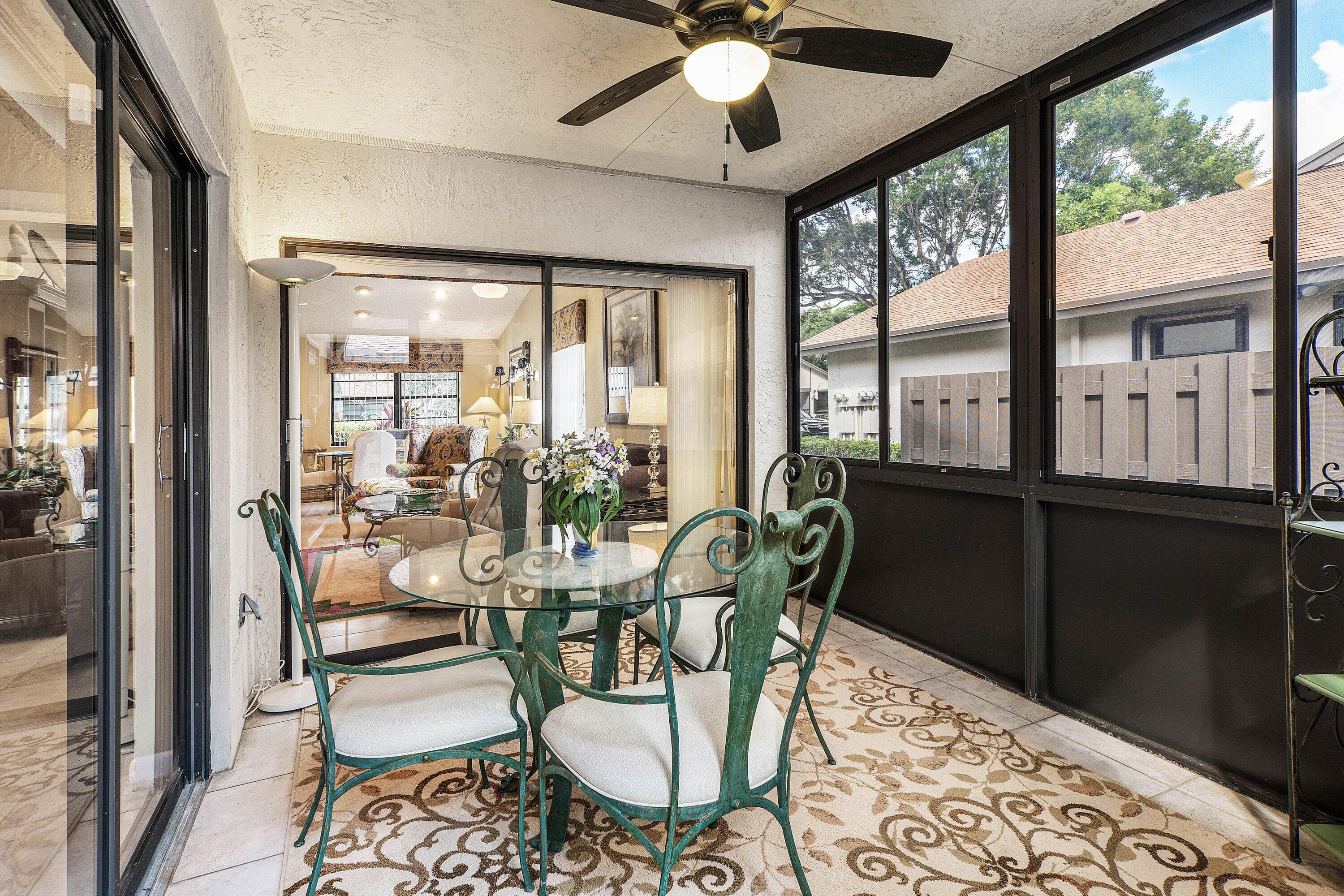 8054 Summerview Terrace Boca Raton, FL 33496 - Photo 26 of 42 ROOFED SCREENED PORCH