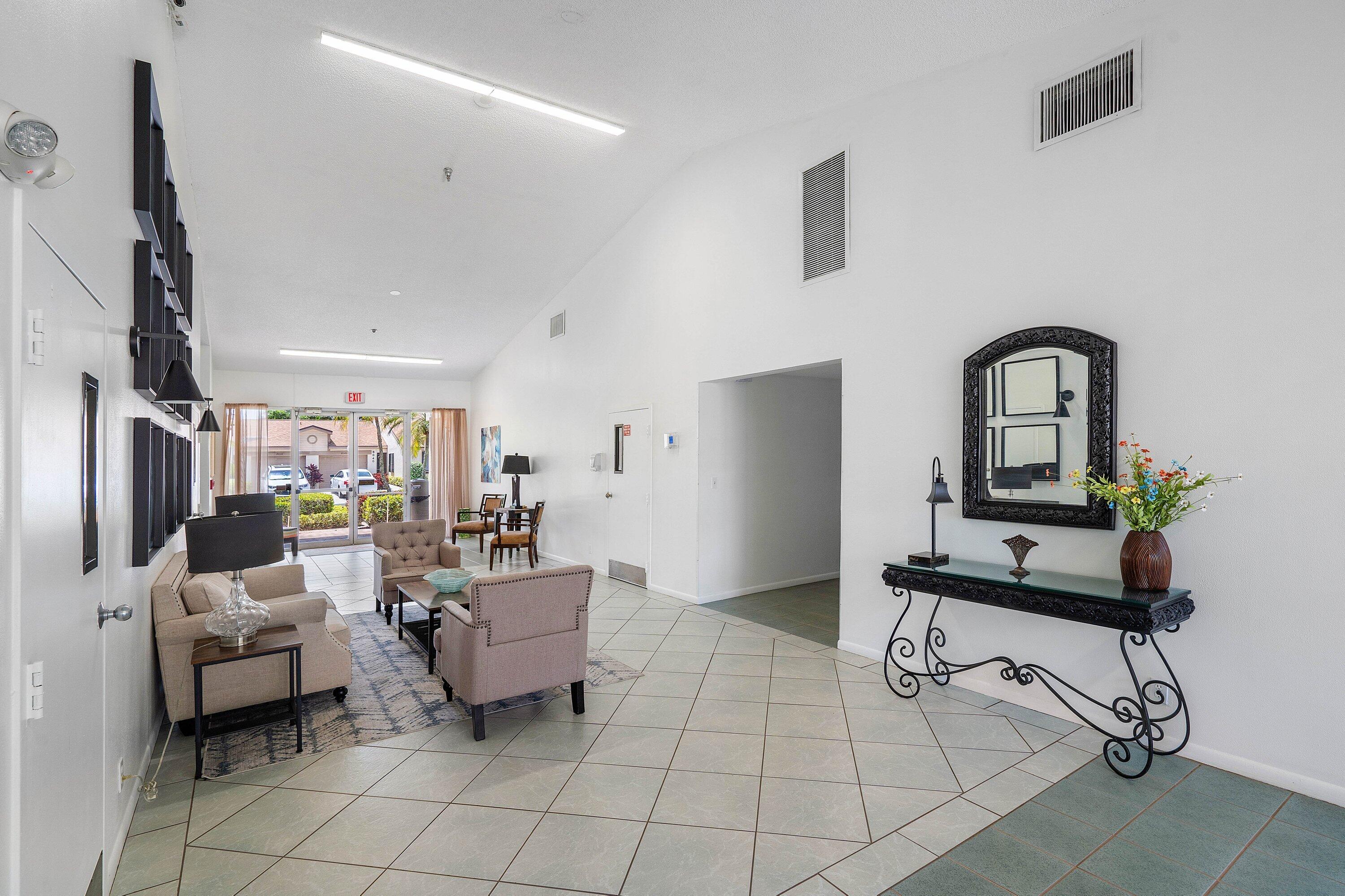 8054 Summerview Terrace Boca Raton, FL 33496 - Photo 32 of 42 SUMMERWINDS CLUBHOUSE LOBBY