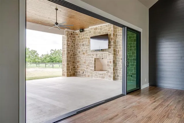wooden floor in an empty room