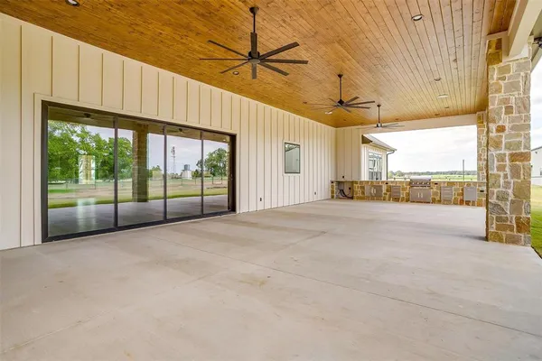 a view of a indoor basketball court