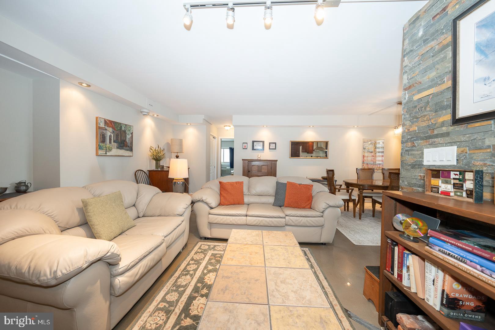 1919 Chestnut Street, Unit 1919 Philadelphia, PA 19103 - Photo 3 of 27 a living room with furniture and a couch