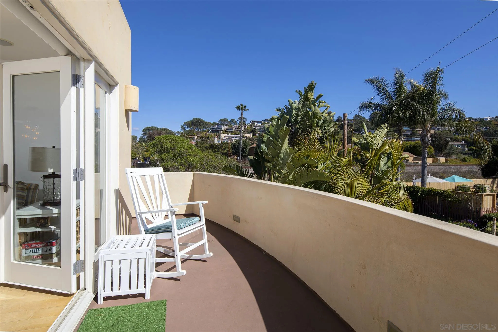 260 23rd Street Del Mar, CA 92014 - Photo 16 of 18 a view of balcony with furniture