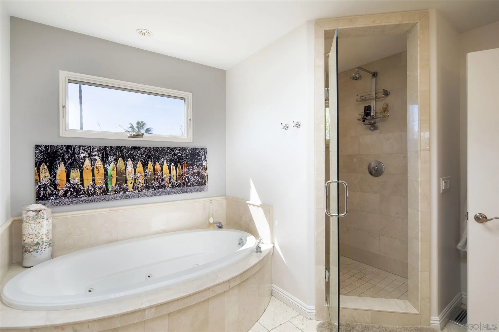 260 23rd Street Del Mar, CA 92014 - Photo 9 of 18 a bathroom with a bathtub and a shower