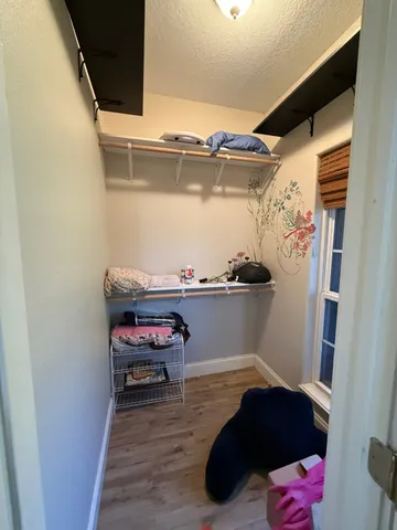 a room with storage and utility